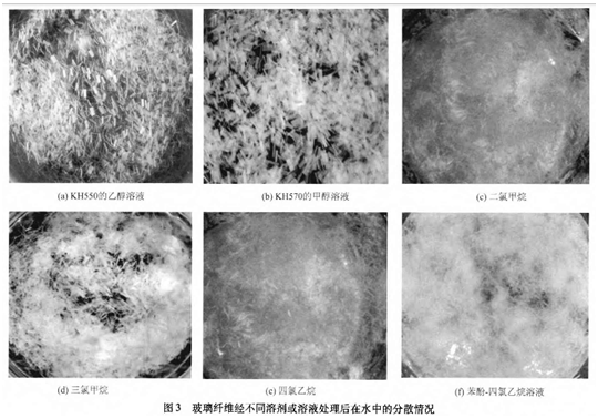 玻璃纤维分散性能